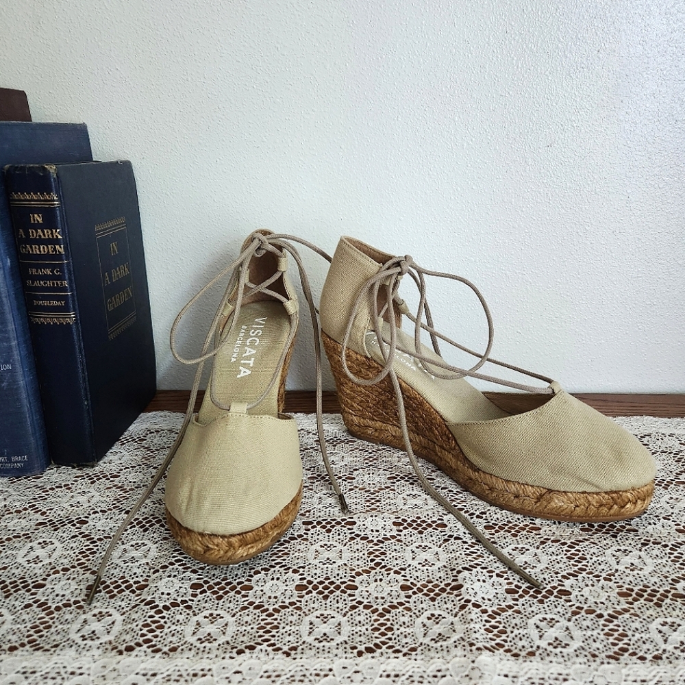 EUC Viscata Barcelona Lace-up Espadrilles